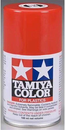 Tamiya Spray Lacquer TS8 Italian Red 3 oz Hobby and Model Lacquer Paint #85008