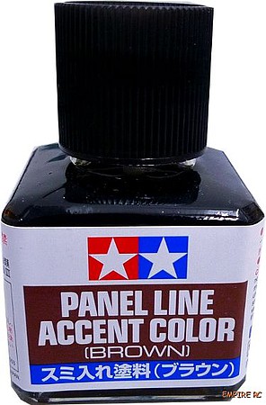 Tamiya Panel Line Accent Color Brown Hobby and Model Enamel Paint #87132
