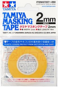 Tamiya Masking Tape 2mm Painting Mask Tape #87207