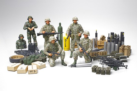 Tamiya US Modern Elite Infantry w/Accessories Plastic Model Military Figure Kit 1/35 Scale #89772
