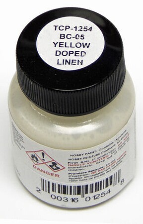 Tru-Color BC-05 Yellow Doped Linen 1oz Hobby and Model Enamel Paint #1254