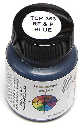 Tru-Color Richmond, Fredericksburg & Potomac Blue 1oz Hobby and Model Enamel Paint #363