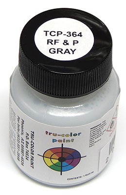 Tru-Color Richmond, Fredericksburg & Potomac Gray 1oz Hobby and Model Enamel Paint #364