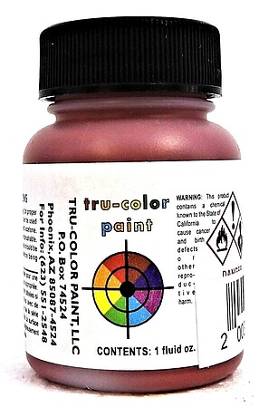 Tru-Color Metallic Iron 1oz Hobby and Model Enamel Paint #397