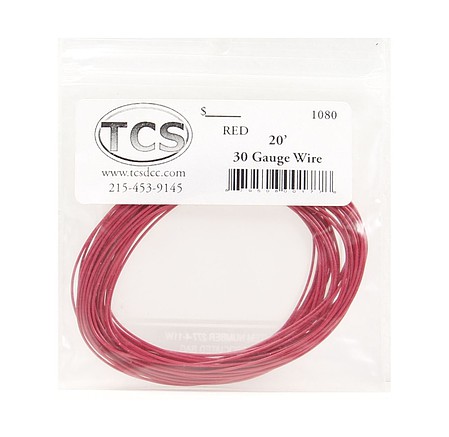 TCS 20 30-Gauge Wire Red