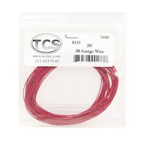 TCS 20' 30-Gauge Wire Red