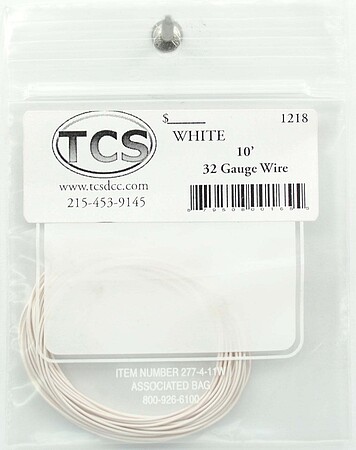 TCS 32 GA WHITE WIRE 10