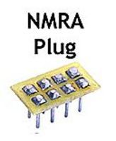 an extension plug for an 8 pin connector TCS  EP 8 Pin NMRA Socket 