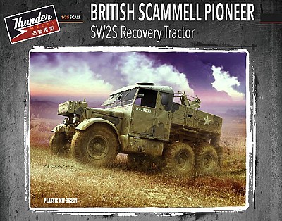 Thunder-Model 1/35 British Scammell Pioneer SV/2S Recovery Tractor (New Tool)