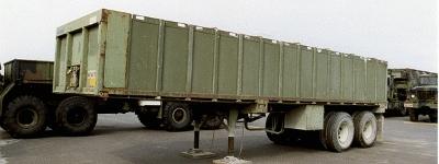 Trident Modern US Army - Semi-Trailer (Composite Kit) M871 22-Ton 2-Axle Flatbed - HO-Scale