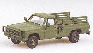 Trident Light Trucks M1008 Open Troop Carrier Green Chevy HO Scale Model Roadway Vehicle #90004