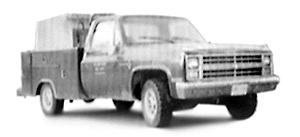 Trident American Pick Up Trucks Chevrolet w/Utility Body HO Scale Model Roadway Vehicle #90017