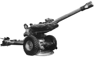 Trident Artillery M119 105mm Light Field Gun HO Scale Model Roadway Vehicle #90025