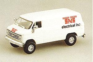 Trident Chevrolet Cargo Van TNT Electrical HO Scale Model Railroad Vehicle #90074