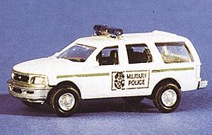 Trident Military - US/NATO (Modern) - Light Trucks Chevrolet Blazer Military Police (white) - HO-Scale