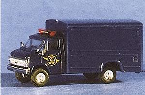 Trident Chevrolet 1-Ton Delivery Van Michigan State Police Blue HO Scale Model Railroad Vehicle #90178