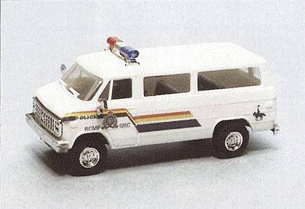 Trident Royal Canadian Mounted Police Chevrolet Personnel Van HO Scale Model Roadway Vehicle #90296