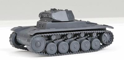 Trident Light Tanks SdKfz 121/PzKpfw II Model C Gray HO Scale Model Roadway Vehicle #90332g