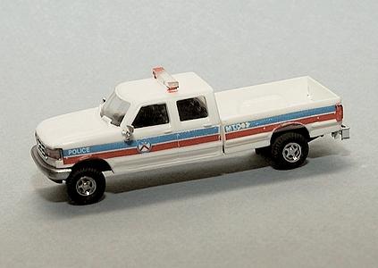 Trident Ford Crewcab Pickup Toronto Police HO Scale Model Roadway Vehicle #90349