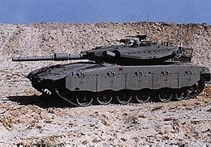 Trident IDF Main Battle Tanks Merkava 3 Chariot HO Scale Model Railroad Vehicle #97021