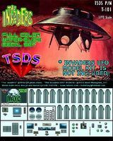 TSDS The Invaders UFO Decal Set Science Fiction Plastic Model Decal 1/72 Scale #101