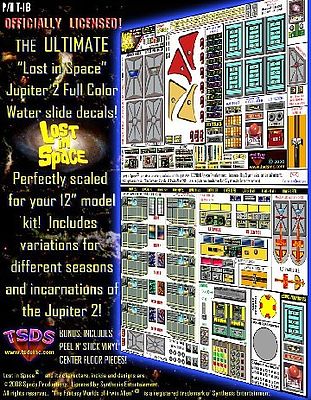 TSDS LiS- Jupiter 2 Spaceship Decal Set for PLL 12 Model Science Fiction Model Decal 1/60 #113