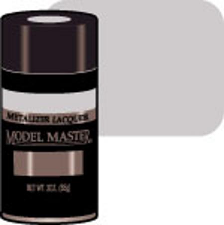Testors Model Master Spray Stainless Steel Buff 3 oz Hobby and Model Lacquer Paint #1452