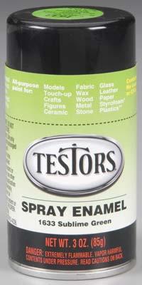 Testors 3oz Jade Green Metal Flake Enamel Spray Paint - TES1630T
