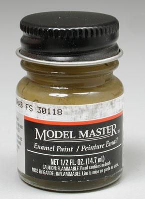 Testors Model Master Field Drab 30118 1/2 oz Hobby and Model Enamel Paint #1702
