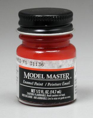Testors Model Master Insignia Red 31136 1/2 oz Hobby and Model Enamel Paint #1705