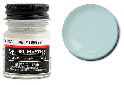 Testors Model Master Duck Egg Blue 35622 1/2 oz Hobby and Model Enamel Paint #1722