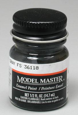 Testors Model Master Gunship Gray 36118 1/2 oz Hobby and Model Enamel Paint #1723