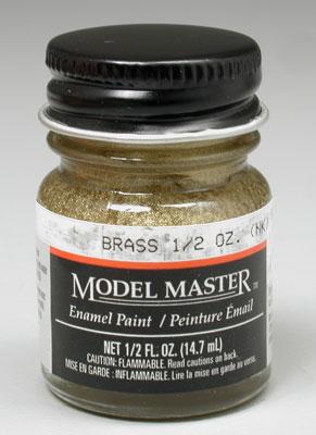 Testors Model Master Brass 1/2 oz Hobby and Model Enamel Paint #1782