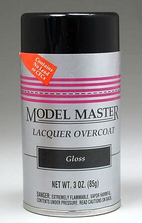 Model Master Spray Clear Gloss Finish 3 oz
