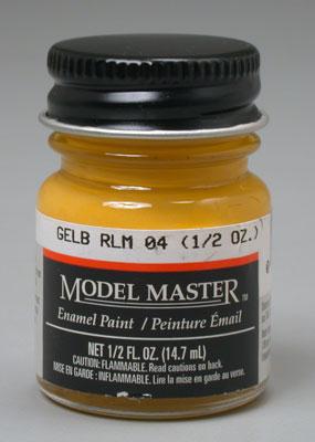 Testors Model Master Gelb RLM 04 1/2 oz Hobby and Model Enamel Paint #2072