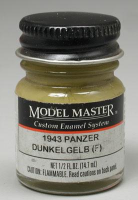 Testors Model Master Panzer Dunkelgelb 43 1/2 oz Hobby and Model Enamel Paint #2095