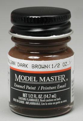 Testors Model Master Italian Dark Brown 1/2 oz Hobby and Model Enamel Paint #2111