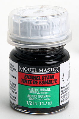 Testors Model Master Oil/Grease Detail Stain (SG) 1/2 oz Hobby and Model Enamel Paint #2182