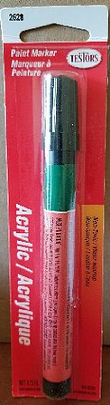 Testors 10cc Tube Acrylic Paint Marker Pine Green (D) Hobby Craft Paint Marker #2628