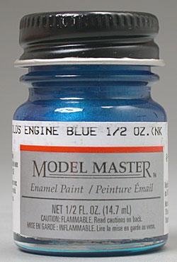 Testors Model Master Olds Engine Blue 1/2 oz Hobby and Model Enamel Paint #2729