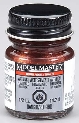 Testors Model Master Dark Brown 1/2 oz Hobby and Model Enamel Paint #2752
