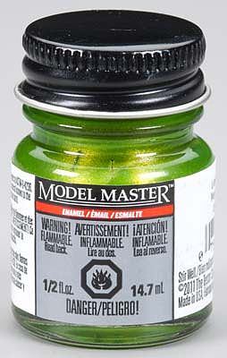 Testors Model Master Lime Pearl Gloss 1/2 oz Hobby and Model Enamel Paint #2777