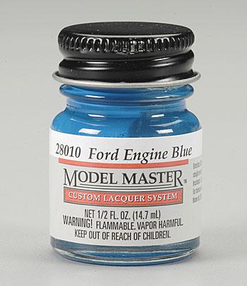 Testors Model Master Ford & GM Engine Blue 1/2 oz Hobby and Model Lacquer Paint #28010