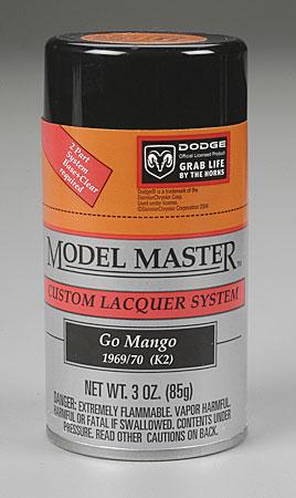 Testors Model Master Spray Go Mango Orange 3 oz Hobby and Model Lacquer Paint #28106