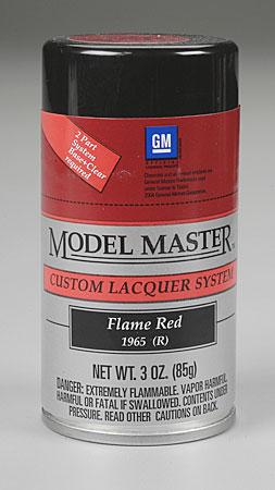 Testors Model Master Spray Flame Red 3 oz Hobby and Model Lacquer Paint #28110