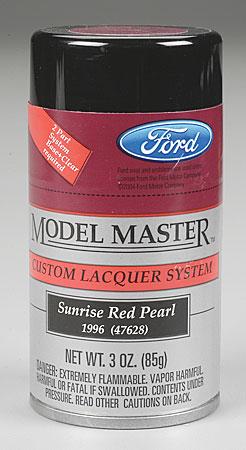 Testors Model Master Spray Sunrise Red Pearl 3 oz Hobby and Model Lacquer Paint #28125