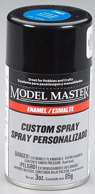 Testors Model Master Spray Metallic Blue Gloss 3 oz Hobby and Model Enamel Paint #2968