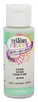 Testors Acrylic Craft Paint Matte Sea Foam 2oz Bottle #297478
