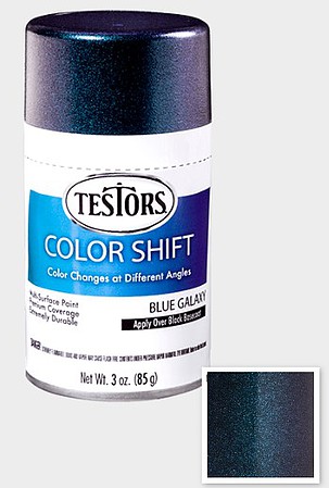 Testors Blue Galaxy Color Shift 3 oz. Spray Hobby and Model Enamel Paint #340909