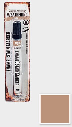 Testors Weathered Earth Enamel Stain Marker Hobby and Craft Marker #342892
